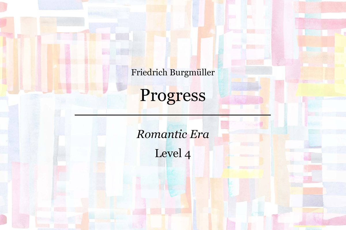Friedrich Burgmüller - Progress - Piano Sheet Music