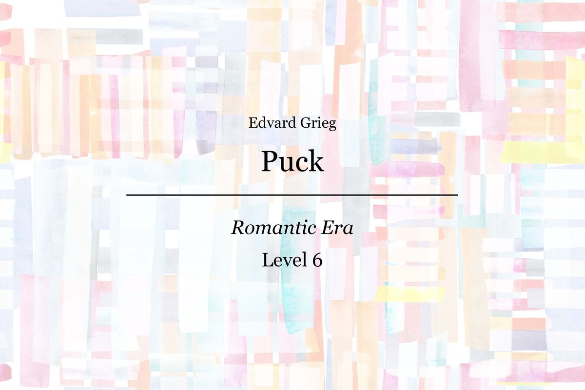Edvard Grieg - Puck - Piano Sheet Music