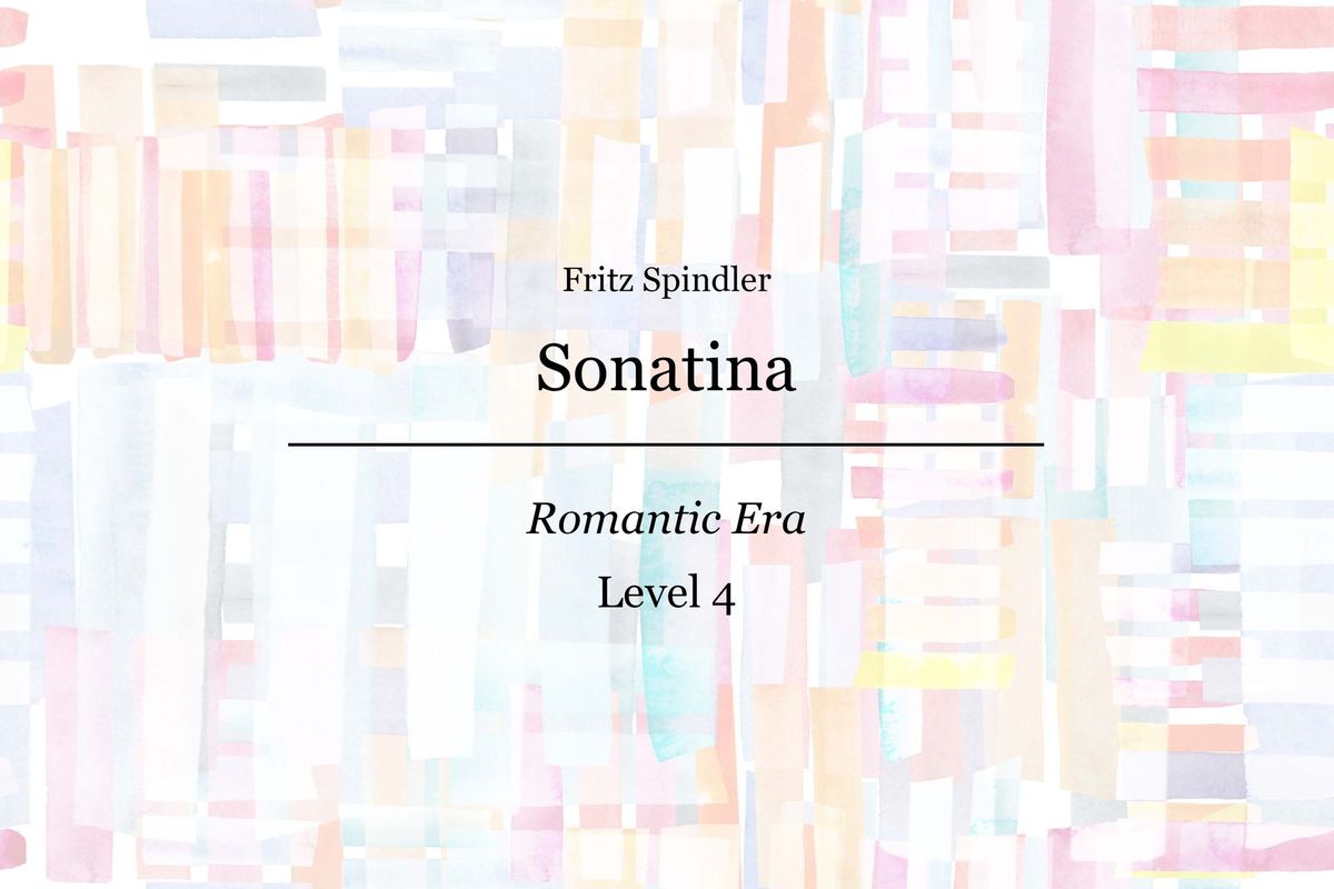 Fritz Spindler - Sonatina - Piano Sheet Music