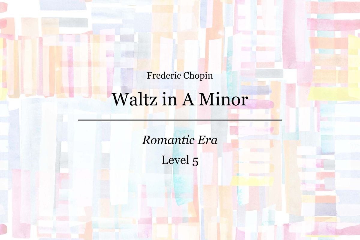 Chopin - Waltz in A Minor - Piano Sheet Music