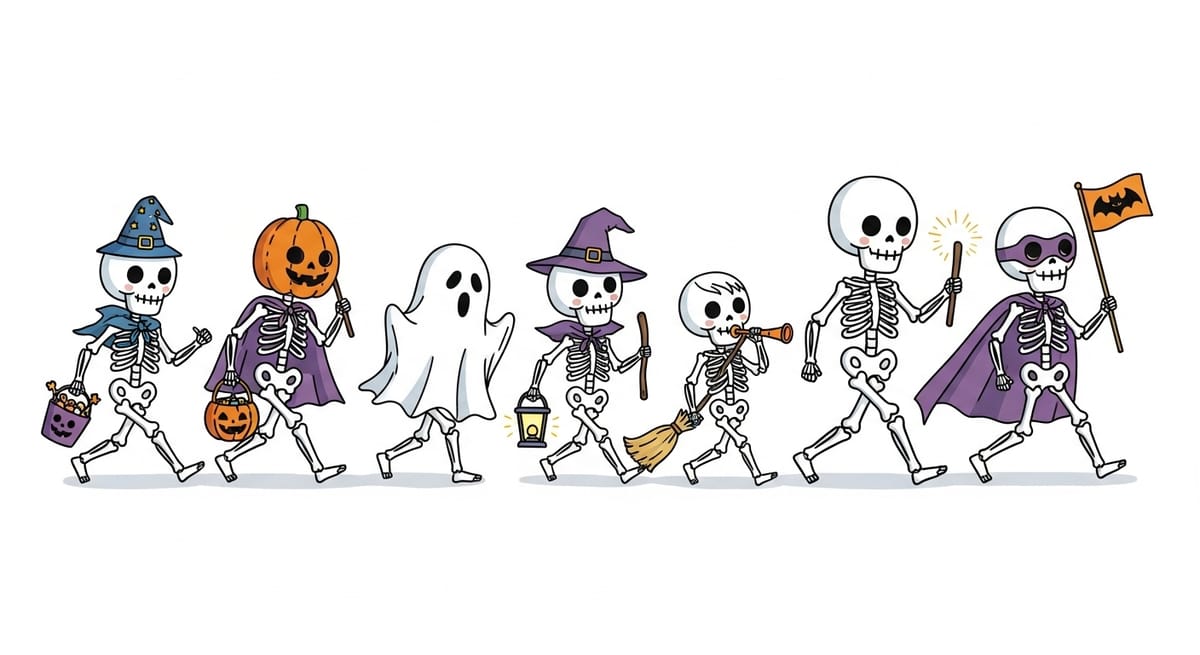 The Skeleton Parade - Late Elementary Piano Sheet Music