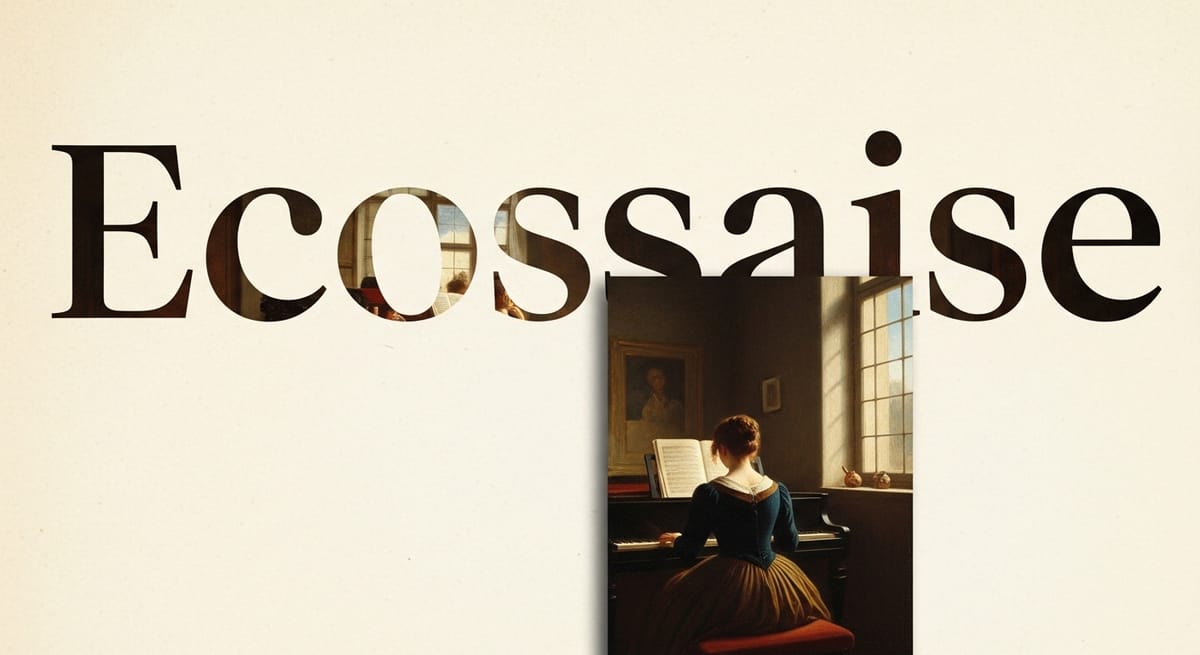 Ecossaise (2 Pianos, 4 Hands) - Intermediate Piano Sheet Music