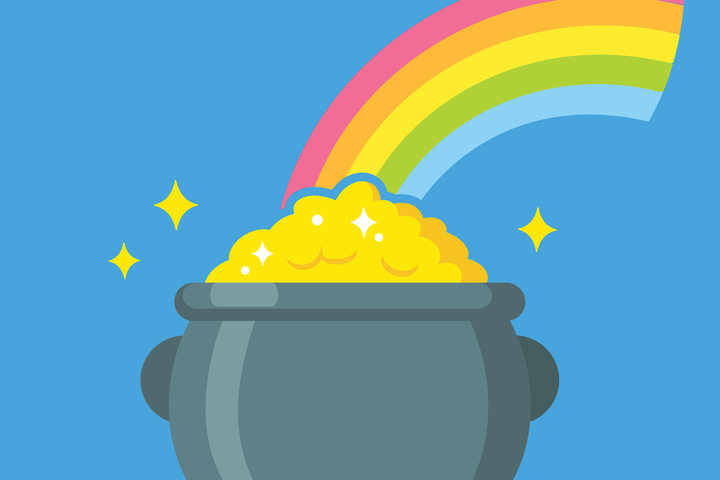 A Pot of Gold - Late Elementary Piano Sheet Music