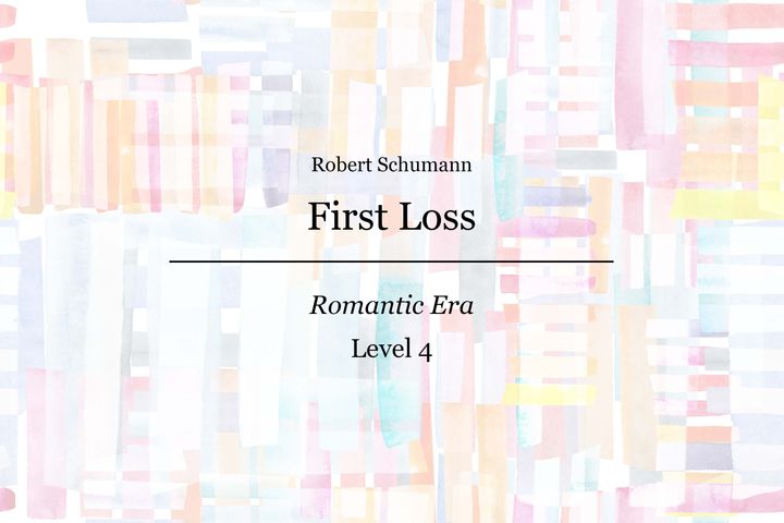 Schumann - First Loss - Piano Sheet Music