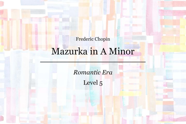Chopin - Mazurka in A Minor - Piano Sheet Music