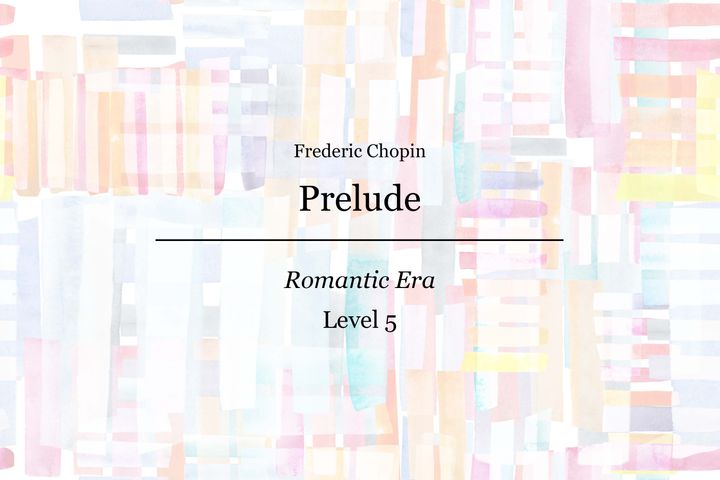 Chopin - Prelude - Piano Sheet Music