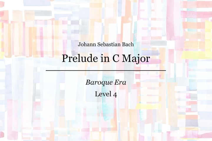 Bach - Prelude in C Major - Piano Sheet Music