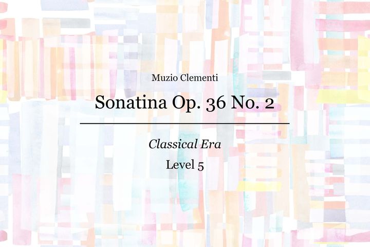 Clementi - Sonatina Op. 36 No. 2 - Piano Sheet Music