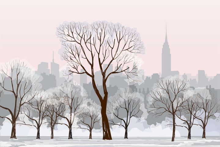 Winter in New York - Intermediate Piano Sheet Music