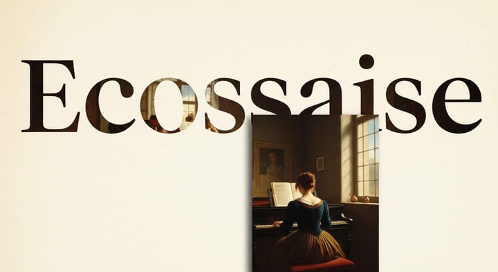 Ecossaise (2 Pianos, 4 Hands) - Intermediate Piano Sheet Music