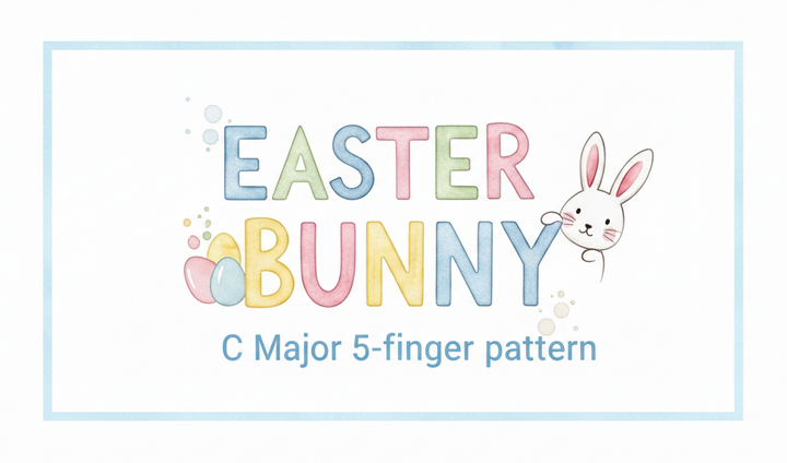 Easter Bunny - Elementary Piano Sheet Music