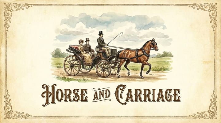 Horse and Carriage - Early Intermediate Piano Sheet Music