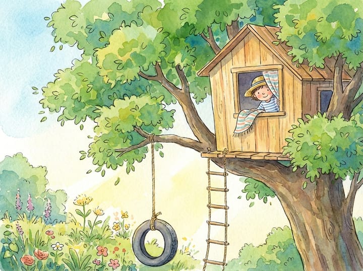 Hiding in My Tree House - Late Elementary Piano Sheet Music